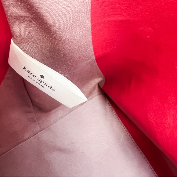 Kate Spade Sold Out Heart It Penelope White Canvas Tote Bag Sweet - Picture 12 of 15